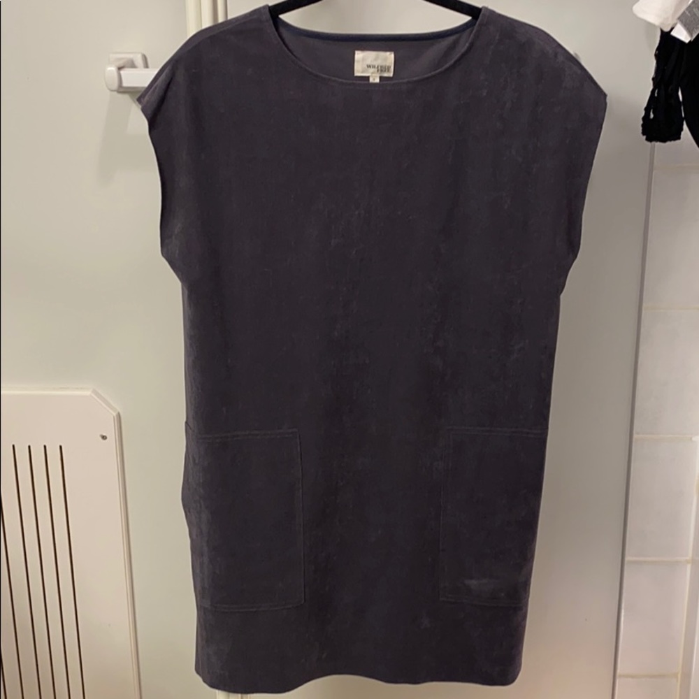 Wilfred free suede oversized dress